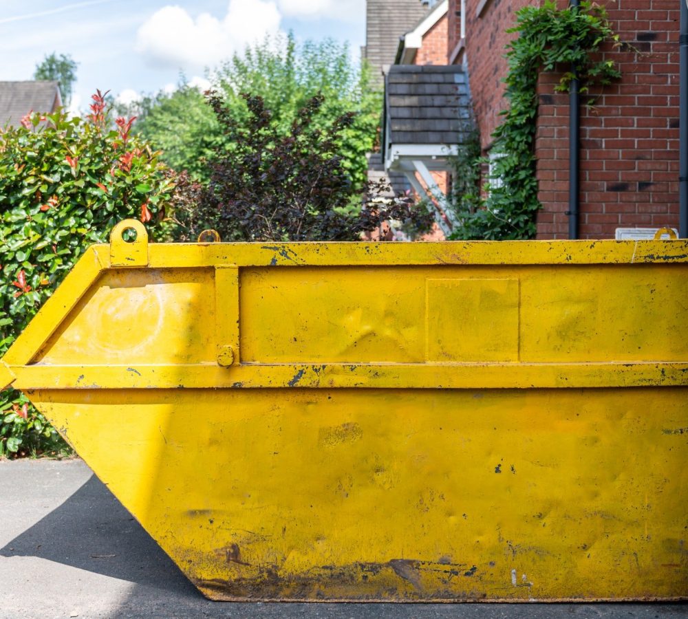 Big Yellow rubbish skip
